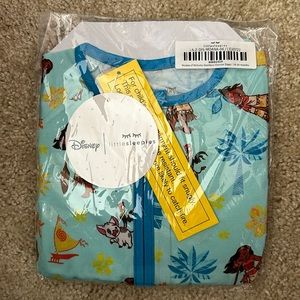 NIB Little Sleepies Moana Zippy Sz 18-24 months